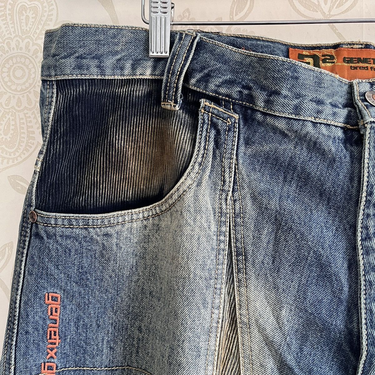 Genetic Denim × Vintage Vintage Genetix Denim G2 Genee Baggy Skategang Streetwear Size US 40 / EU 56 - 16 Thumbnail