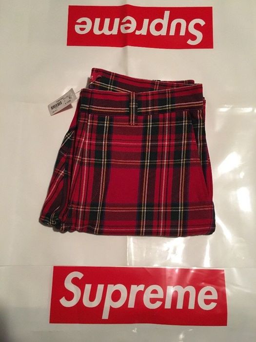 Supreme Supreme Work Pant Royal Stewart Tartan Plaid | Grailed