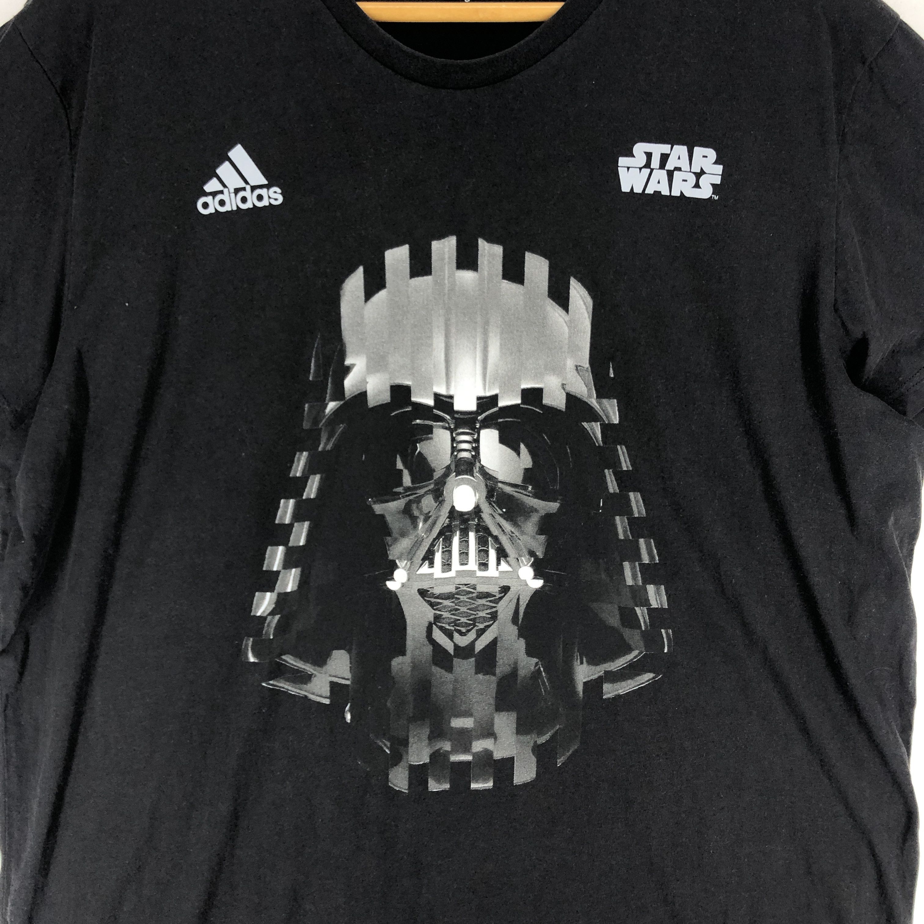 Adidas × Star Wars ADIDAS x STAR WARS Crew Neck T Shirt #2068-70 Size US XL / EU 56 / 4 - 2 Thumbnail
