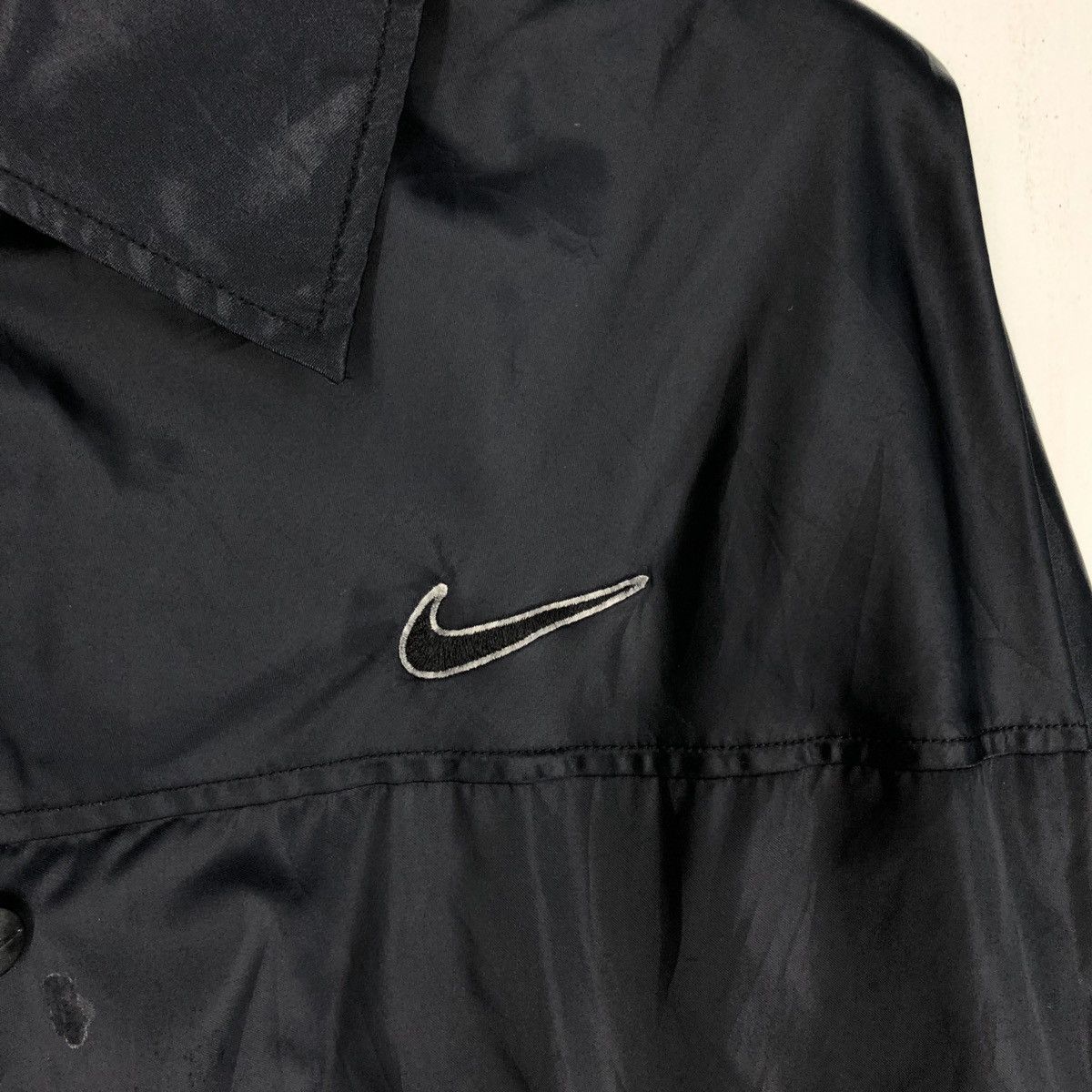 Nike 90s Vintage NIKE SILVER TAG Nylon Jacket #2466-86 Size US L / EU 52-54 / 3 - 2 Thumbnail