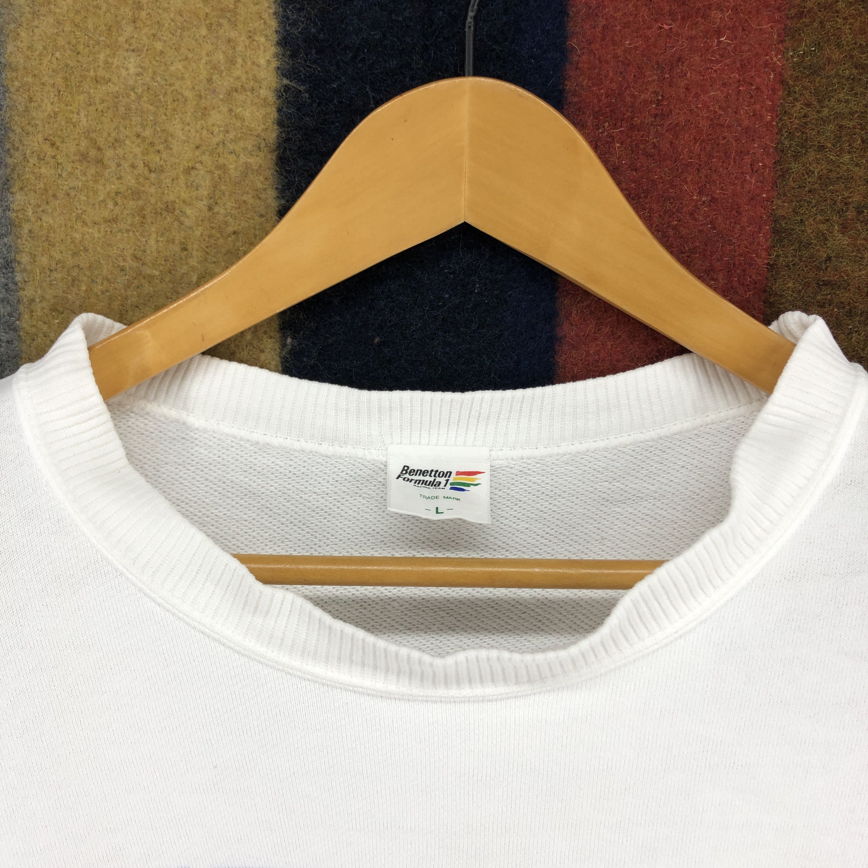 Benetton BENETTON FORMULA 1 SPECIALE Crew Neck Sweatshirt #0324/M Size US L / EU 52-54 / 3 - 6 Thumbnail