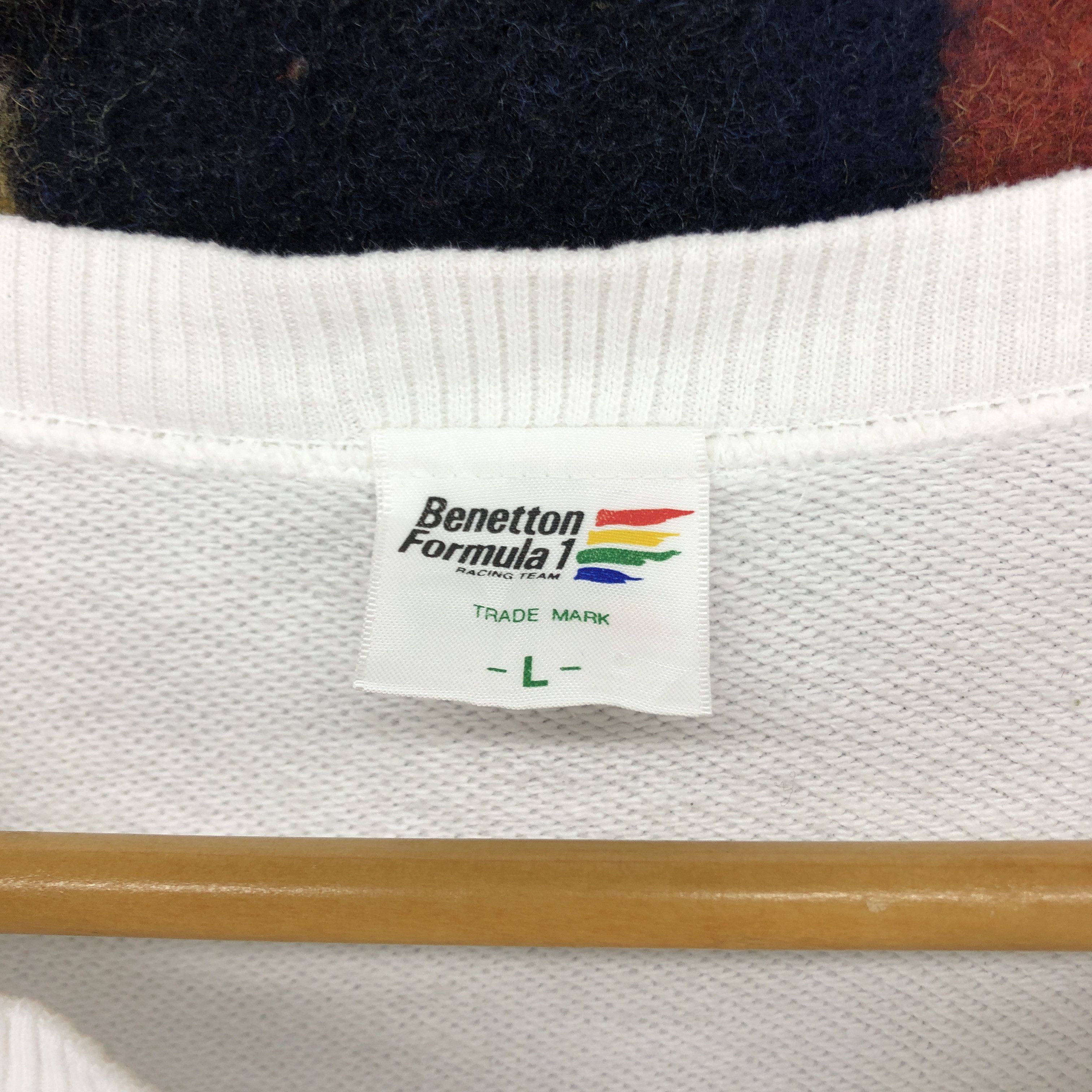 Benetton BENETTON FORMULA 1 SPECIALE Crew Neck Sweatshirt #0324/M Size US L / EU 52-54 / 3 - 7 Thumbnail