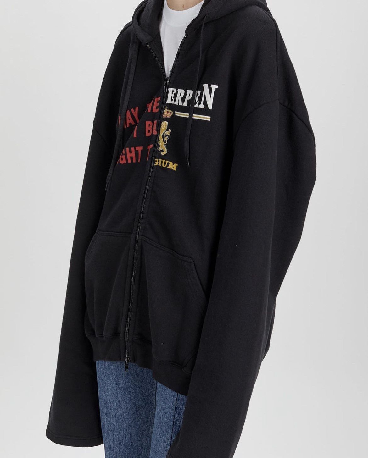 Vetements Vetements 2017 Split Bridges/Antwerpen Hoodie Size US XS / EU 42 / 0 - 1 Thumbnail