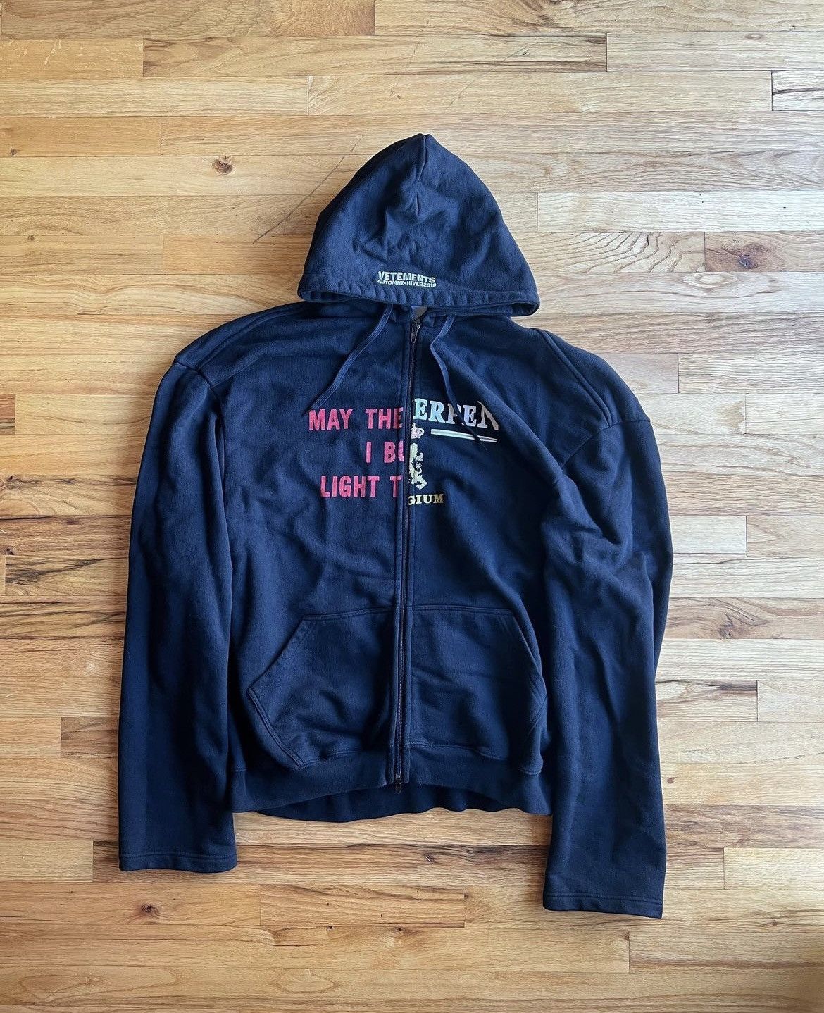 Vetements Vetements 2017 Split Bridges/Antwerpen Hoodie Size US XS / EU 42 / 0 - 2 Thumbnail