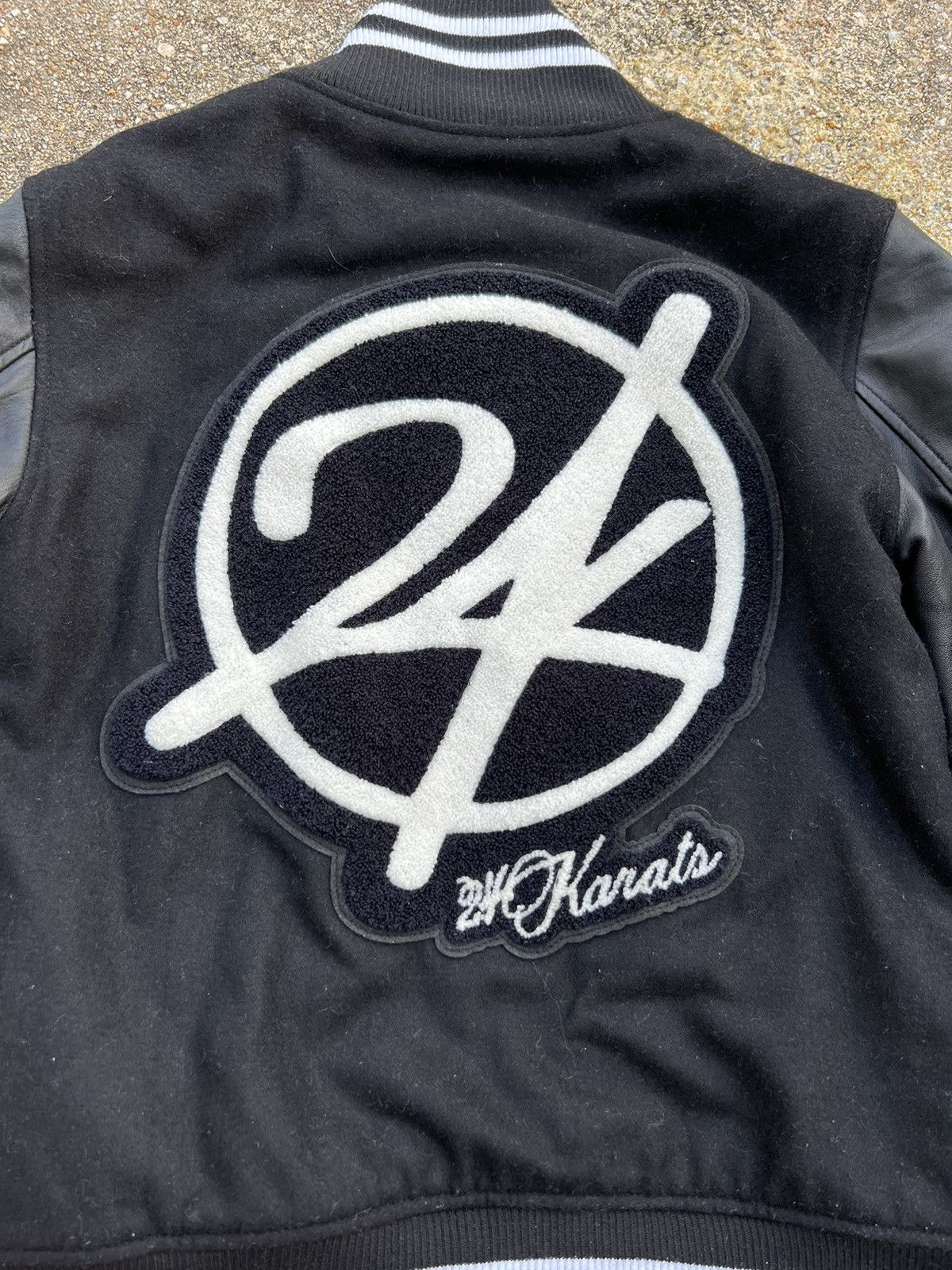 Japanese Brand 24 Karats Spell Out Embroidered Logo Jacket Size US M / EU 48-50 / 2 - 3 Thumbnail