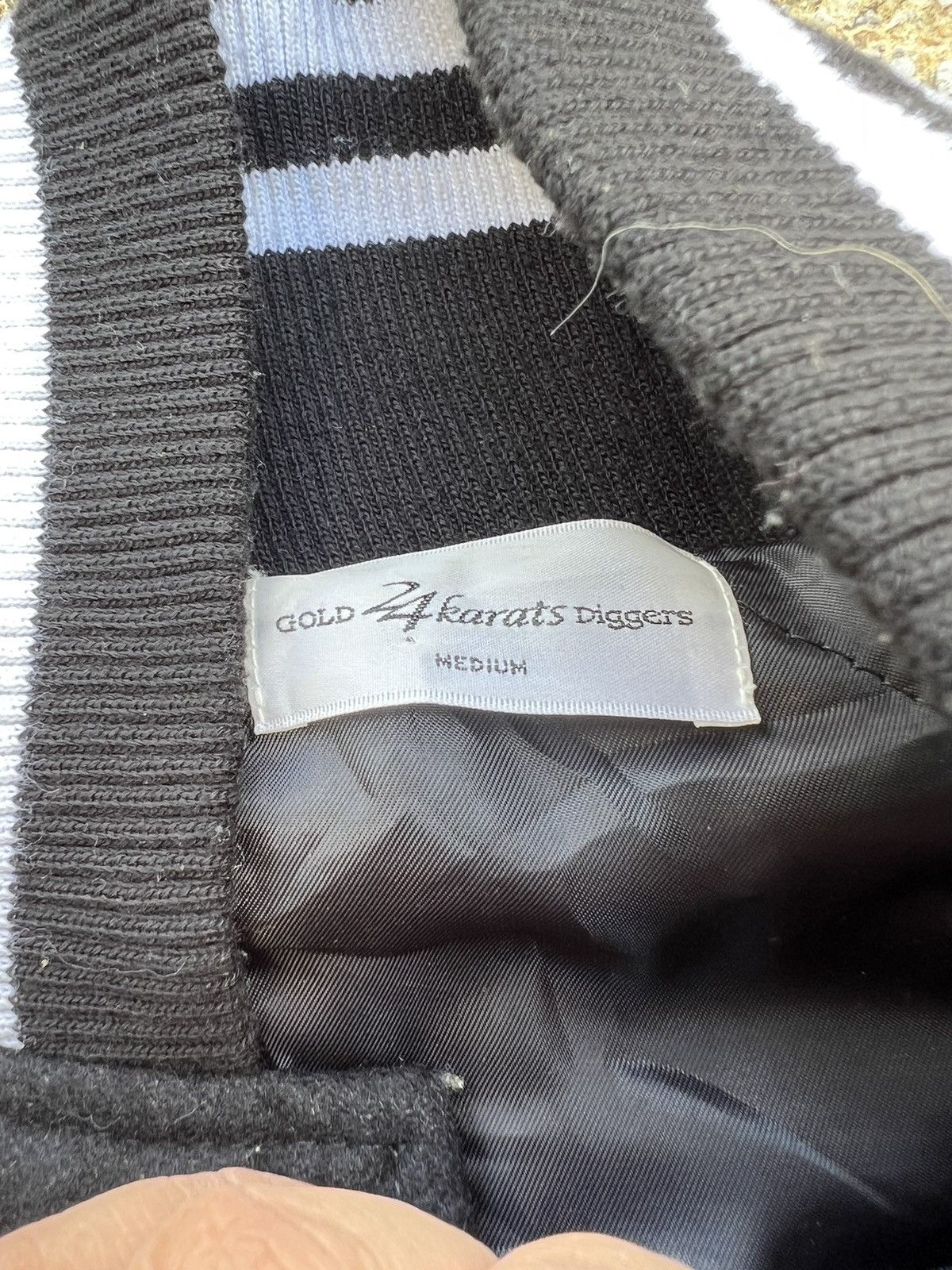Japanese Brand 24 Karats Spell Out Embroidered Logo Jacket Size US M / EU 48-50 / 2 - 6 Thumbnail