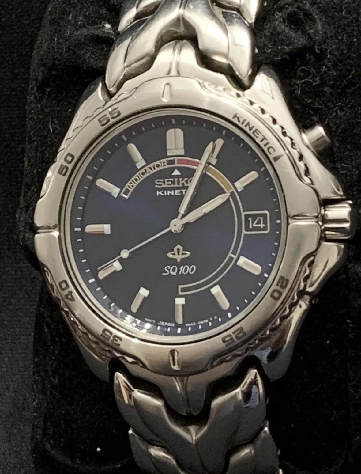 Seiko kinetic outlet sq100 price