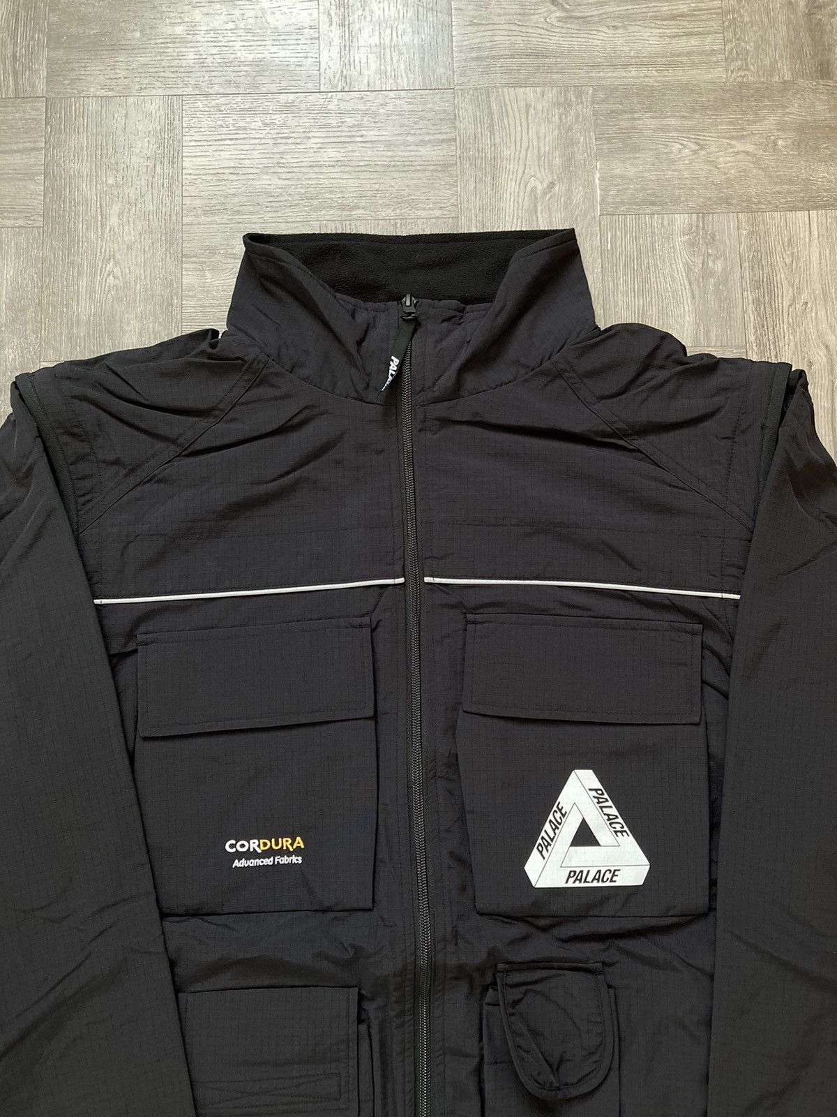 Palace Palace Cordura RS Zip Off Jacket Black Size Large | Grailed