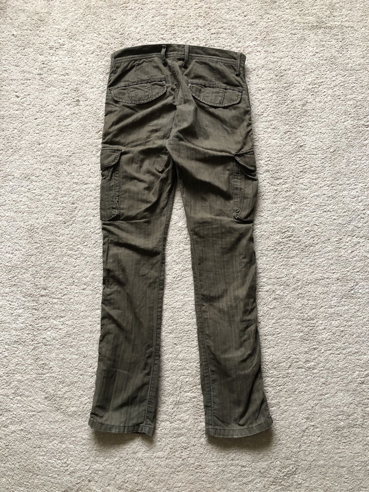 Japanese Brand 1990s Difference Rupert Ankle Zipper Flare Cargo Pant Size US 30 / EU 46 - 6 Thumbnail