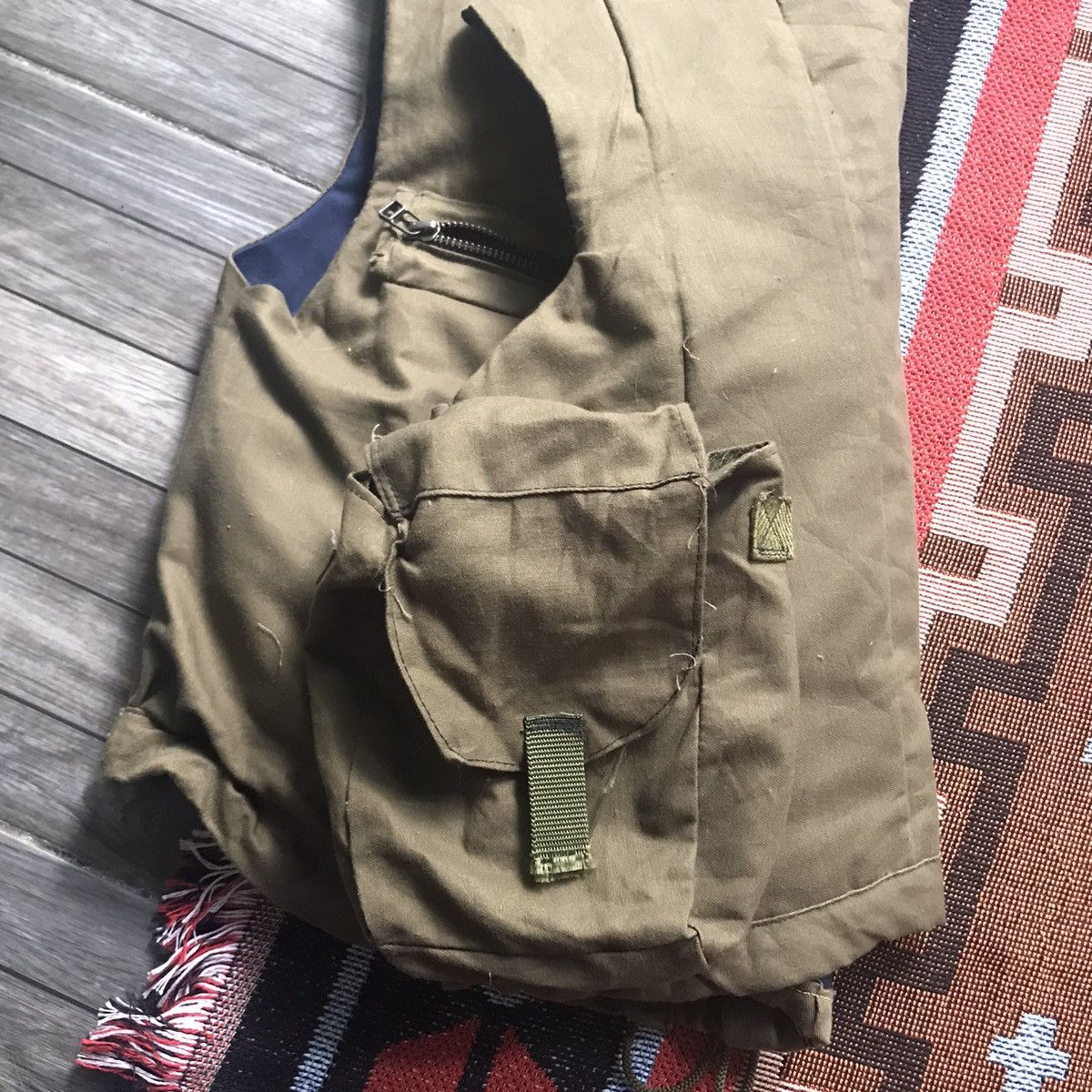 Vintage Military vest army like helmut lang parachute bomber vest Size US S / EU 44-46 / 1 - 5 Thumbnail
