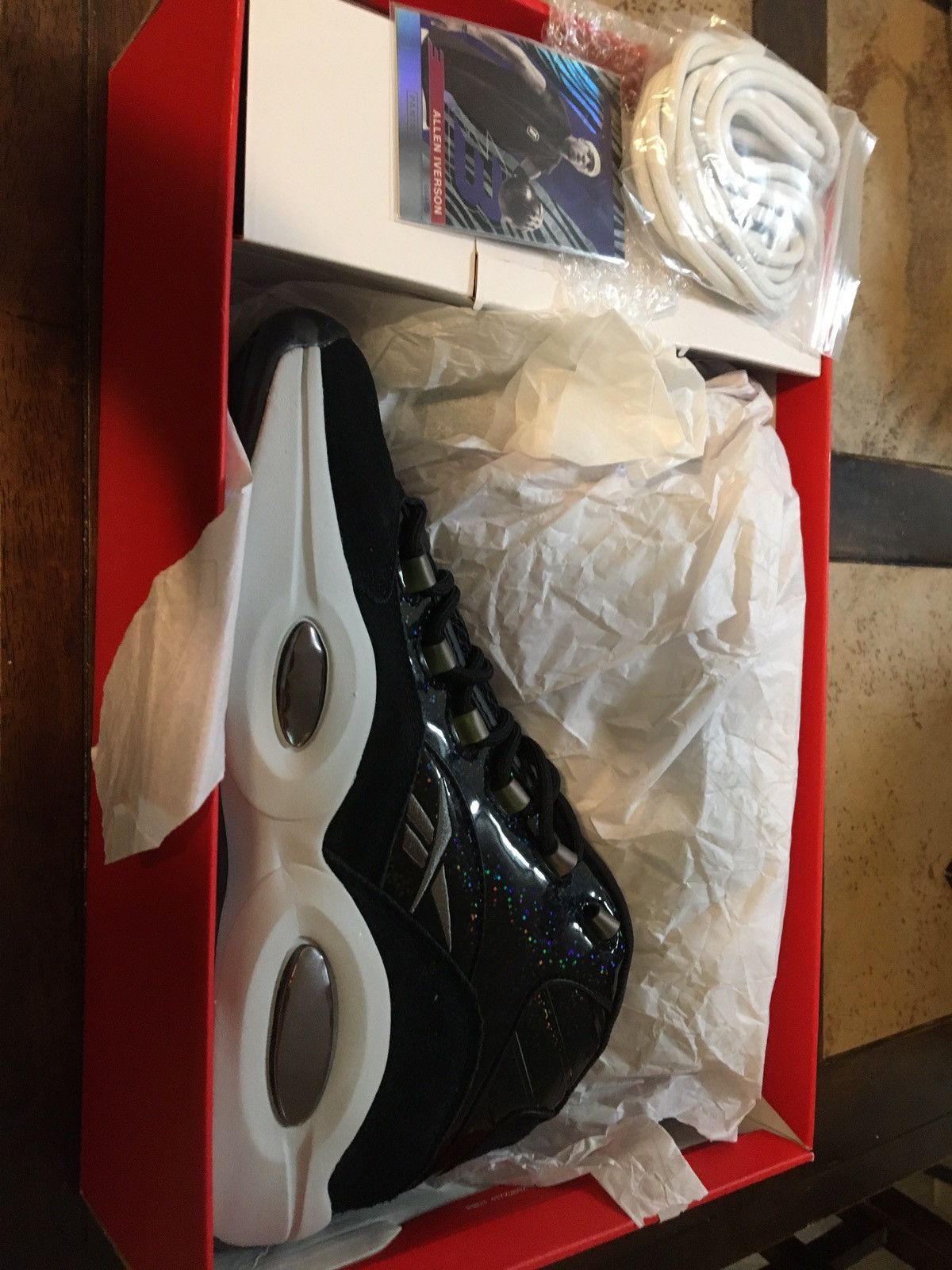 Reebok Allen Iverson x panini Prizm Reebok limited edition Size US 11 / EU 44 - 1 Thumbnail