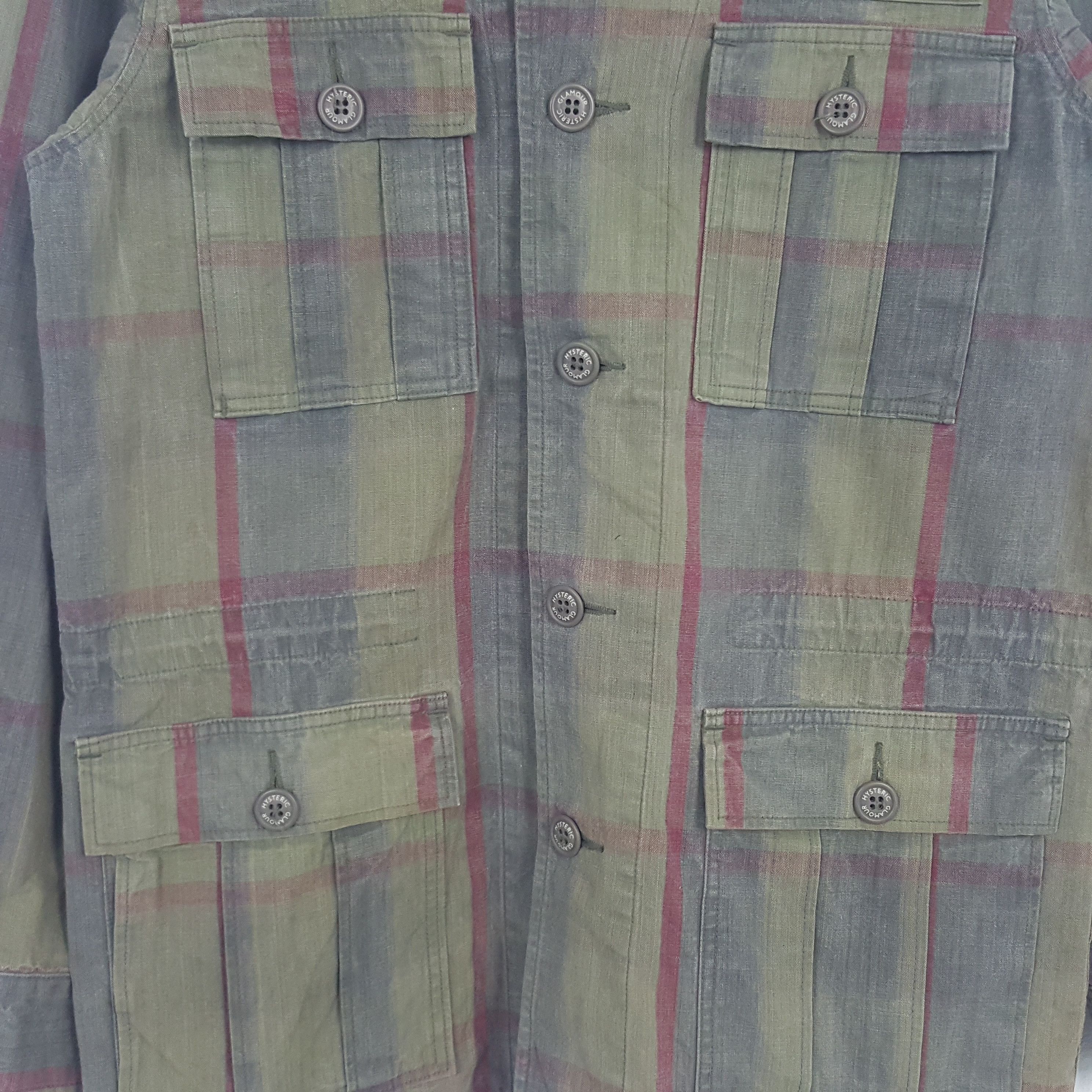 Hysteric Glamour Vintage Hysteric Glamour Custom Striped Art Design Jacket Size US M / EU 48-50 / 2 - 4 Thumbnail