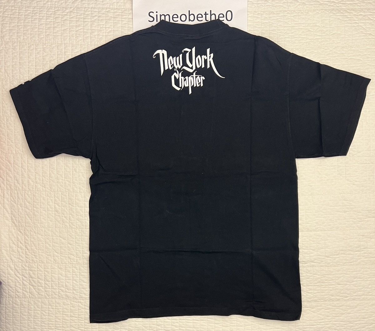 【OLD STUSSY】Stussy Old Skull Tribe New York Chapter Tee STUSSY Old Skull Tribe T-shirt Streetwear Big Logo Spellout