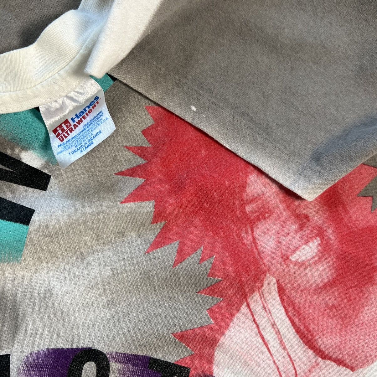 Vintage Vintage 1993 Whitney Houston all over print shirt Size US XL / EU 56 / 4 - 4 Thumbnail