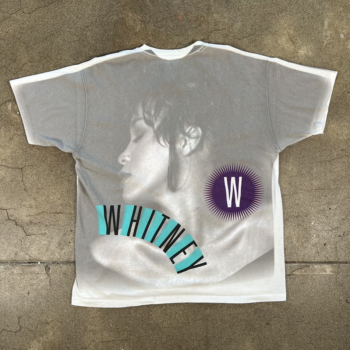 Vintage Vintage 1993 Whitney Houston all over print shirt Size US XL / EU 56 / 4 - 2 Thumbnail