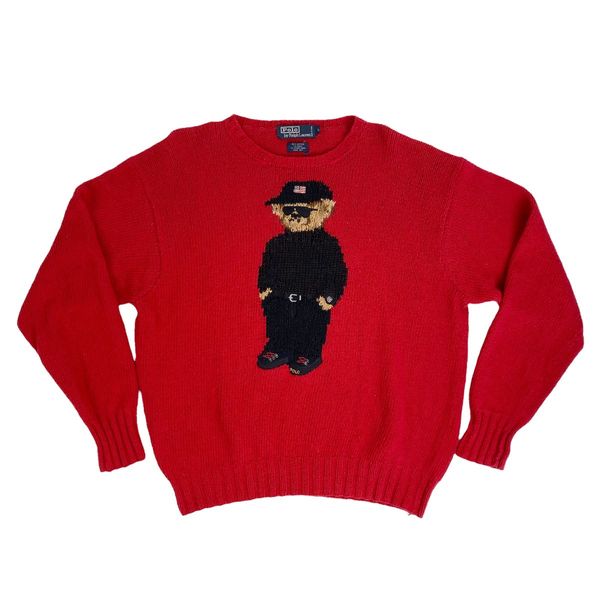 Ralph Lauren Vintage 90s Polo Ralph Lauren Polo Bear Knit Sweater