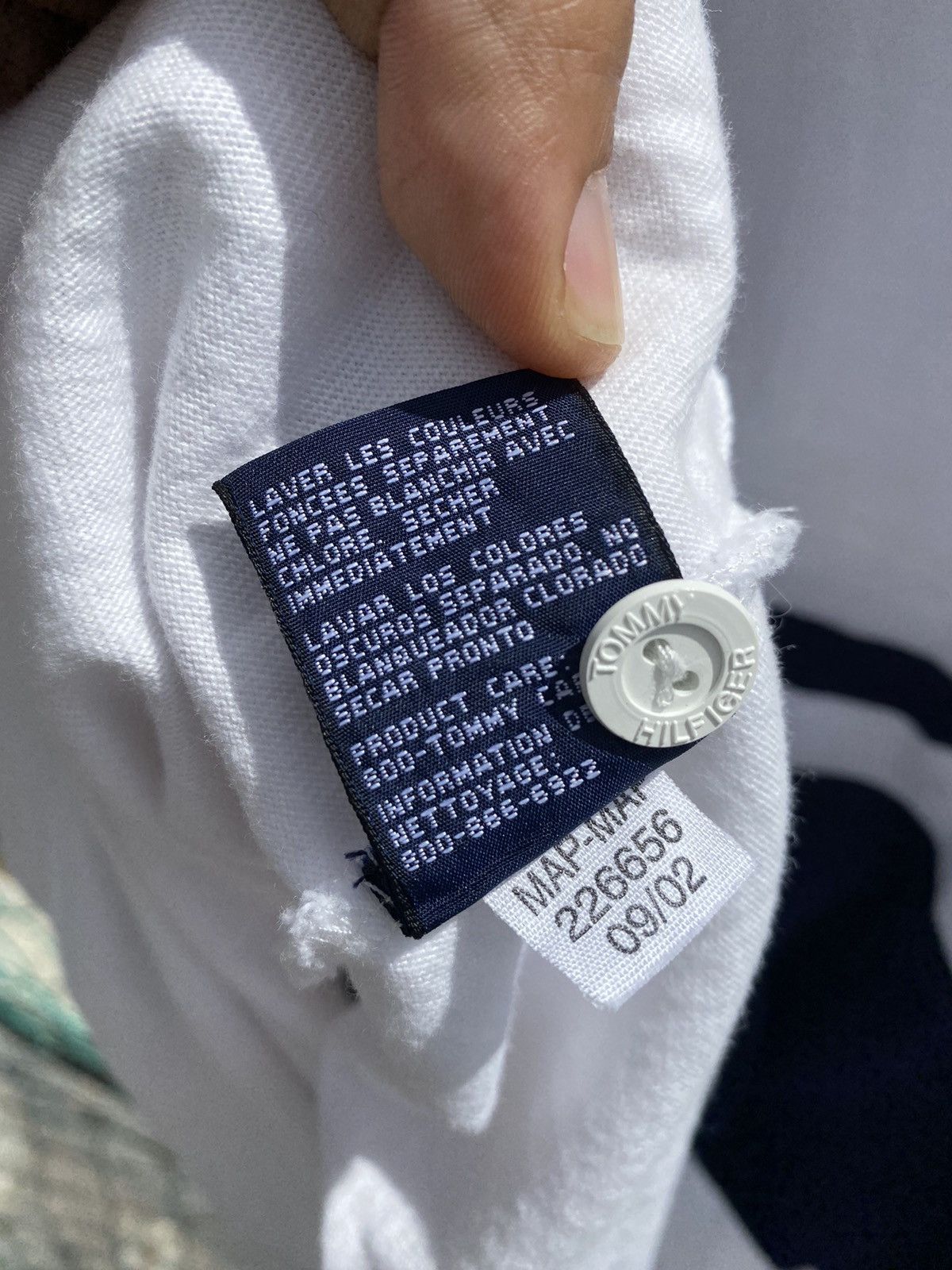 Tommy Hilfiger × Vintage Tommy Hilfiger Stripe Blue Rugby Long Sleeve Size US L / EU 52-54 / 3 - 10 Thumbnail