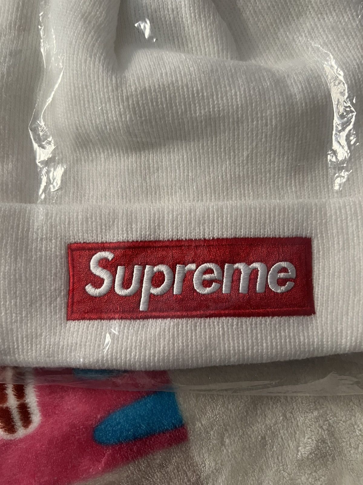 Supreme Supreme New Era Box Logo Beanie White FW21 Size ONE SIZE - 4 Thumbnail