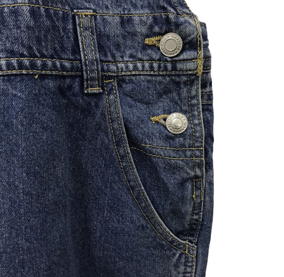Japanese Brand COLZA Denim Overalls – Size L – 100% Cotton – Japanese Brand Size US 32 / EU 48 - 7 Thumbnail