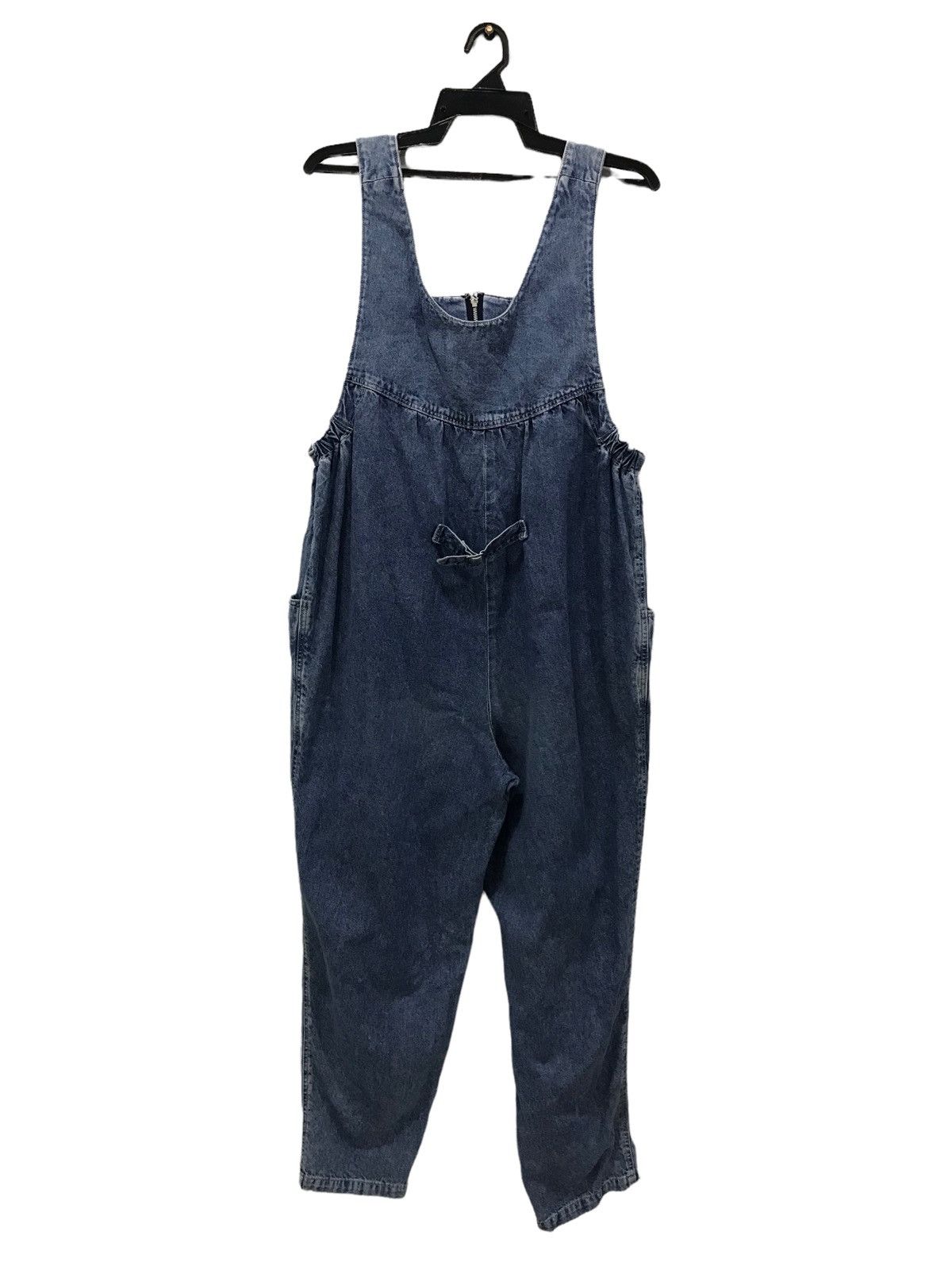 Japanese Brand Vintage Y2K Marron Le Maman “Rabbit Club” Denim Overalls Size US 44 / EU 60 - 2 Thumbnail