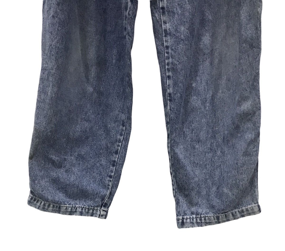 Japanese Brand Vintage Y2K Marron Le Maman “Rabbit Club” Denim Overalls Size US 44 / EU 60 - 9 Thumbnail