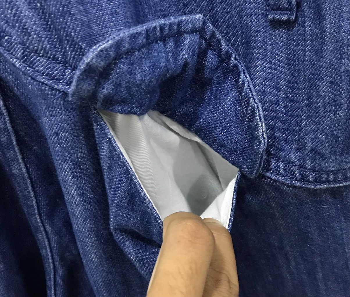 Japanese Brand Vintage Japanese Denim Overalls Indigo Dyed Made in Vietnam Size US 36 / EU 52 - 8 Thumbnail