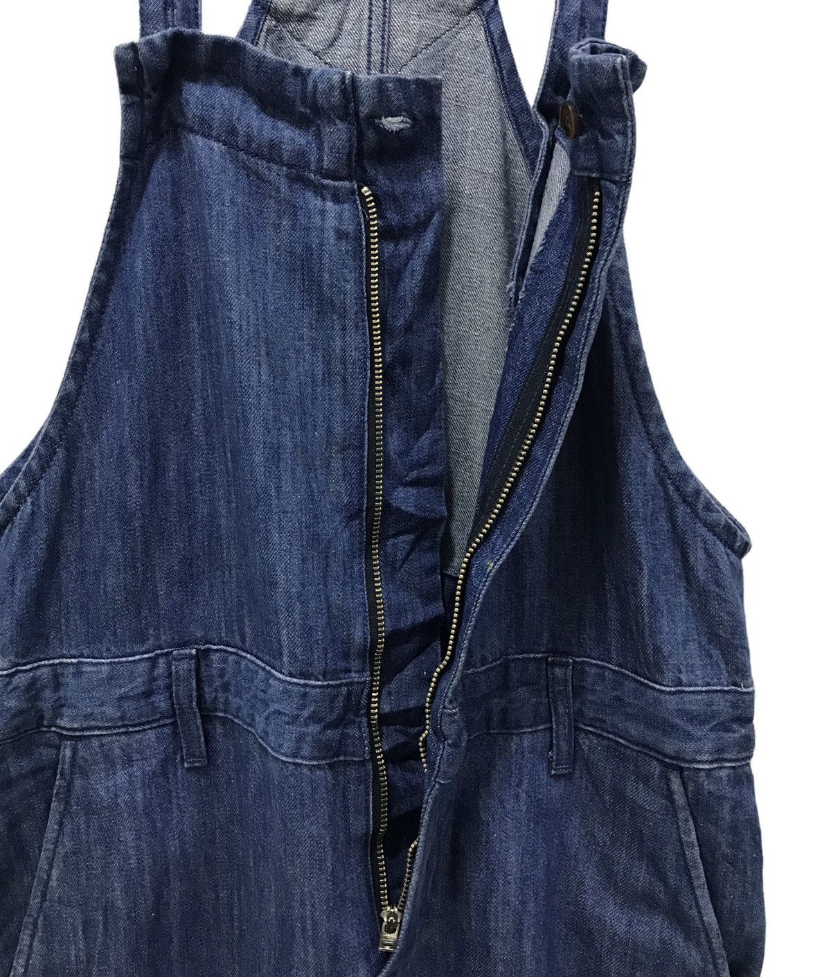 Japanese Brand Vintage Japanese Denim Overalls Indigo Dyed Made in Vietnam Size US 36 / EU 52 - 3 Thumbnail