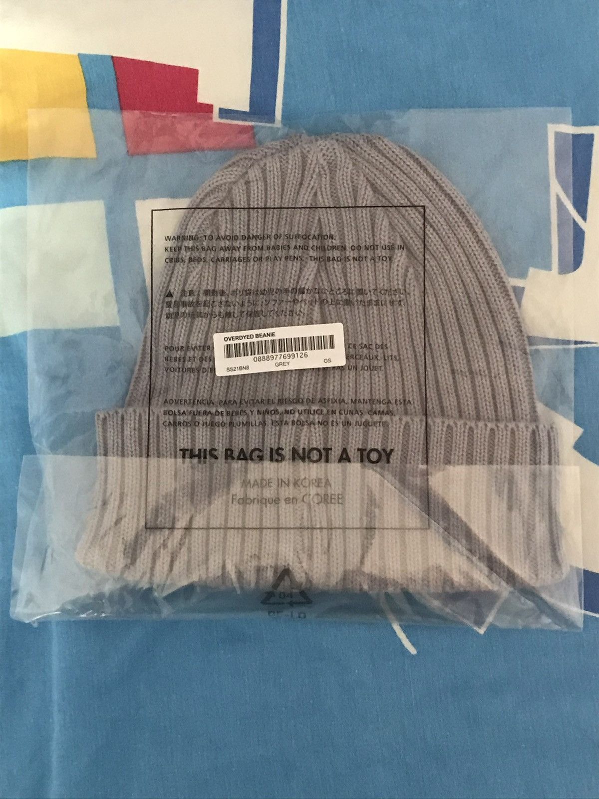 Supreme Supreme Overdyed Beanie Grey SS22 Size ONE SIZE - 3 Thumbnail