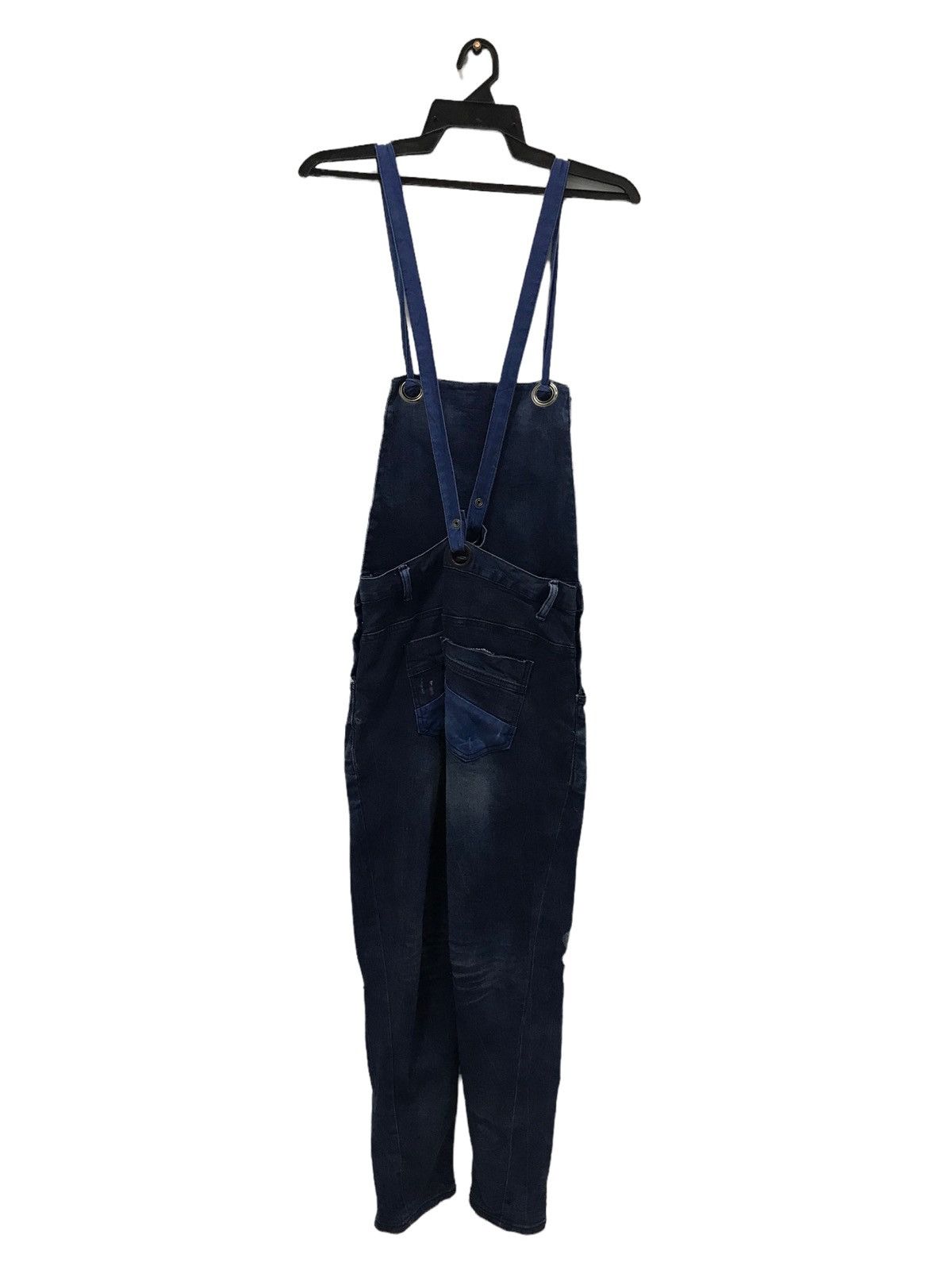 Japanese Brand AQUA Distressed Denim Overalls - Size M Size US 30 / EU 46 - 2 Thumbnail