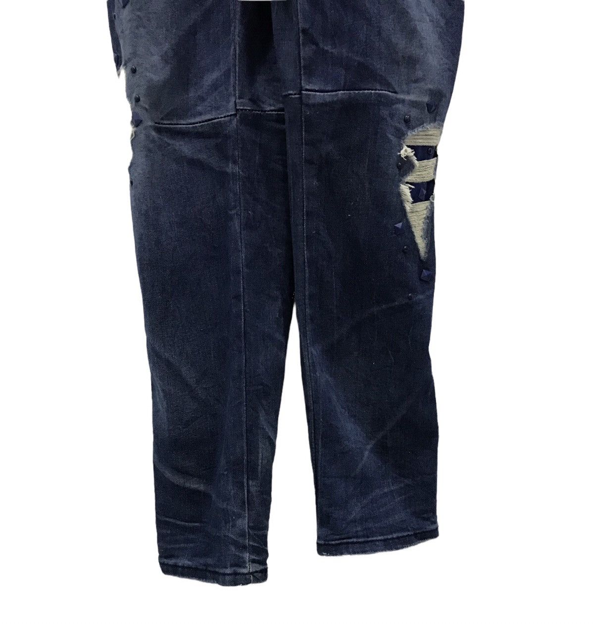 Japanese Brand AQUA Distressed Denim Overalls - Size M Size US 30 / EU 46 - 10 Thumbnail