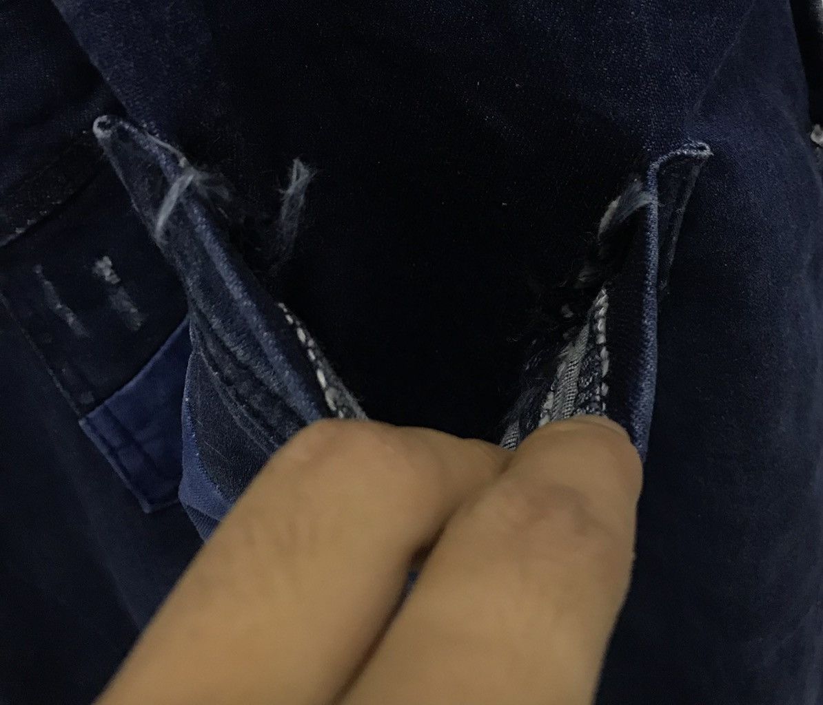 Japanese Brand AQUA Distressed Denim Overalls - Size M Size US 30 / EU 46 - 9 Thumbnail