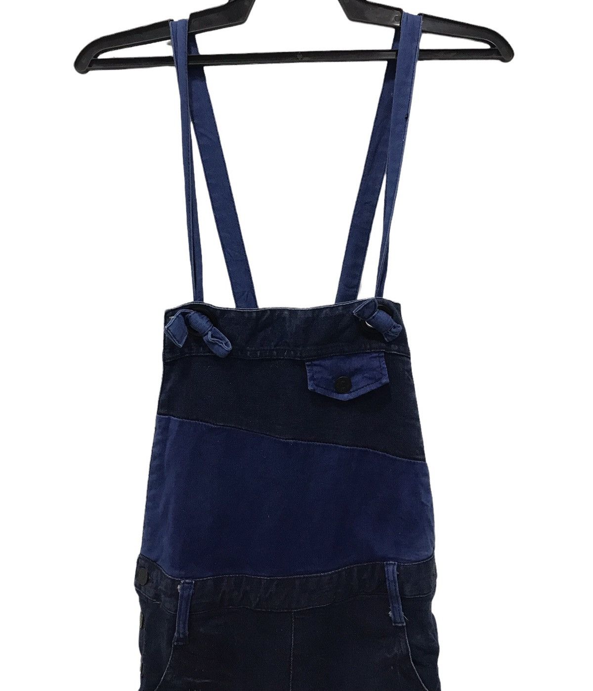 Japanese Brand AQUA Distressed Denim Overalls - Size M Size US 30 / EU 46 - 3 Thumbnail