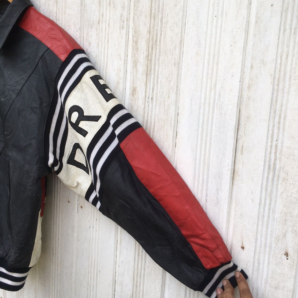 Vintage Vintage 2001 The DreamTeam Baseball Champion Leather Jacket Size US L / EU 52-54 / 3 - 10 Thumbnail