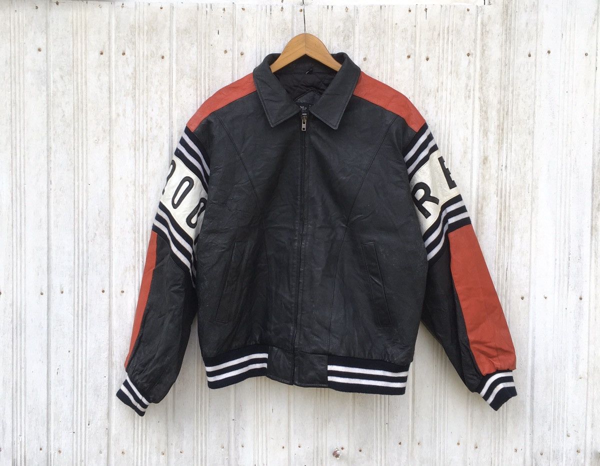 Vintage Vintage 2001 The DreamTeam Baseball Champion Leather Jacket Size US L / EU 52-54 / 3 - 8 Thumbnail
