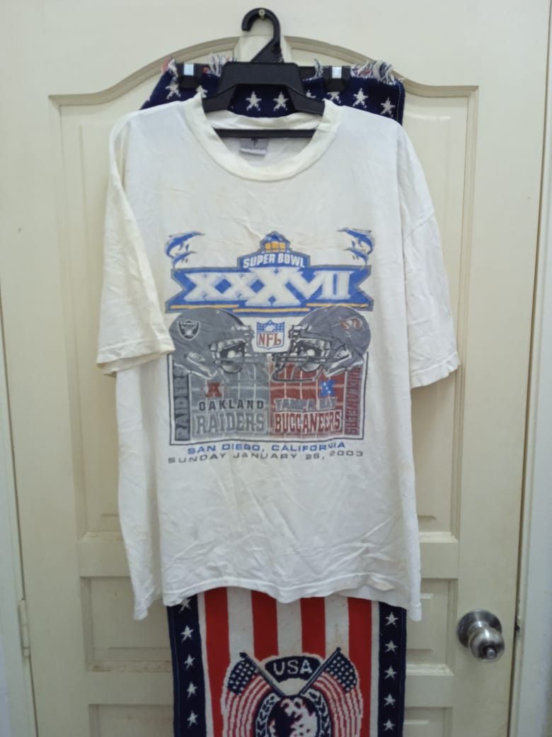 NFL × Vintage 🔥BIN/OFFER🔥 VINTAGE Y2K SUPERBOWL 2003 Size US XXL / EU 58 / 5 - 1 Thumbnail