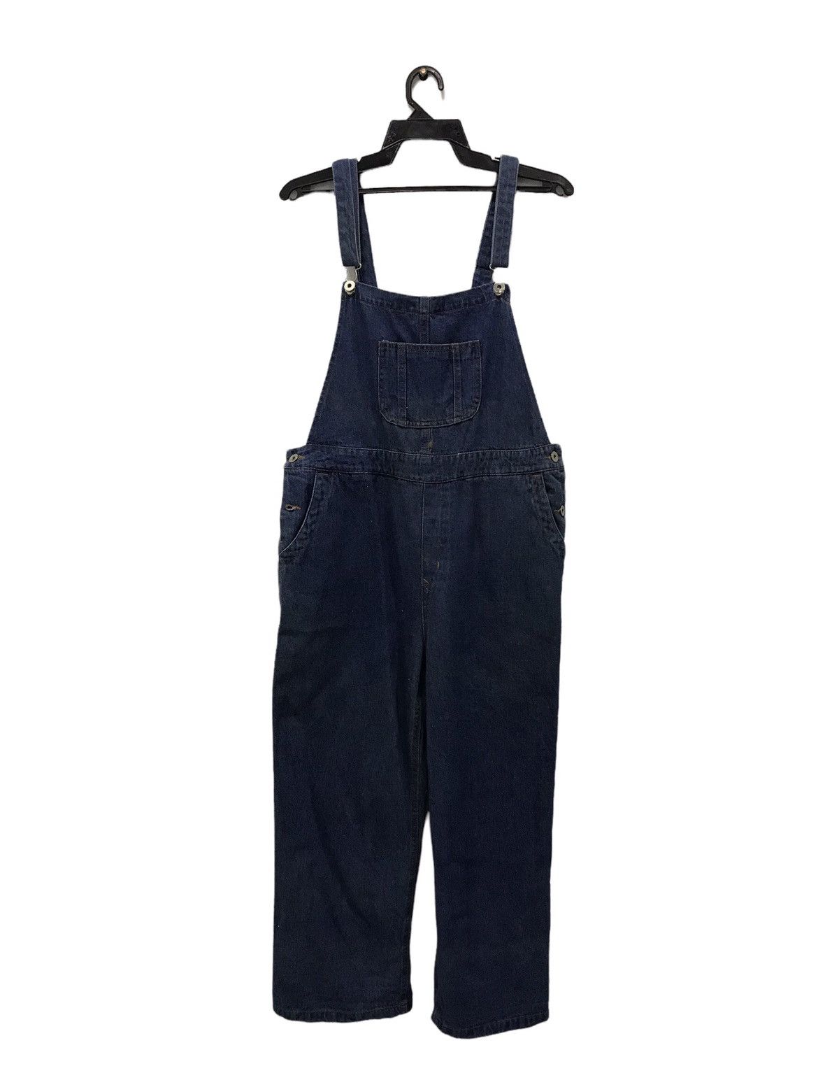 Vintage Y2K Style Coquette Denim Overalls - Size L