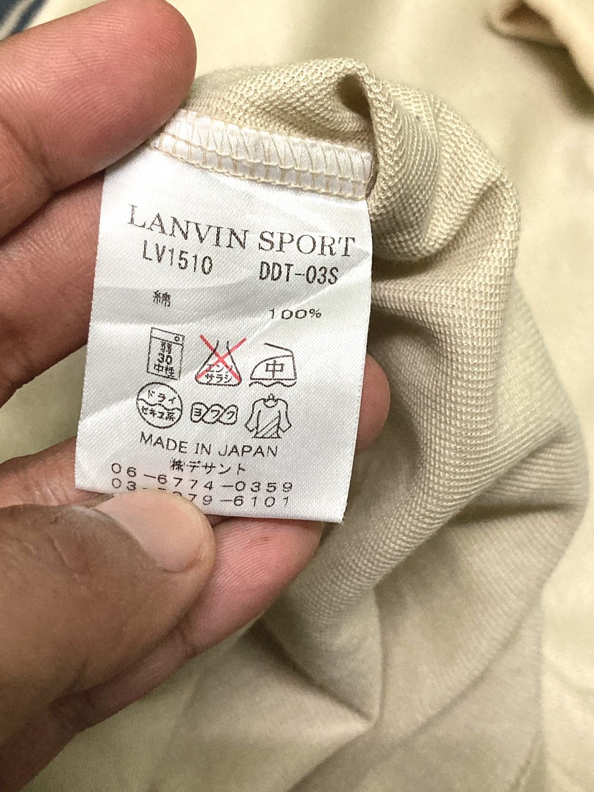 Lanvin Lanvin Sport Polo Tee Size US L / EU 52-54 / 3 - 8 Thumbnail