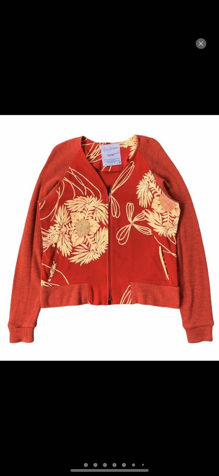 Vintage 80s Yohji Yamamoto knitwear cardigan