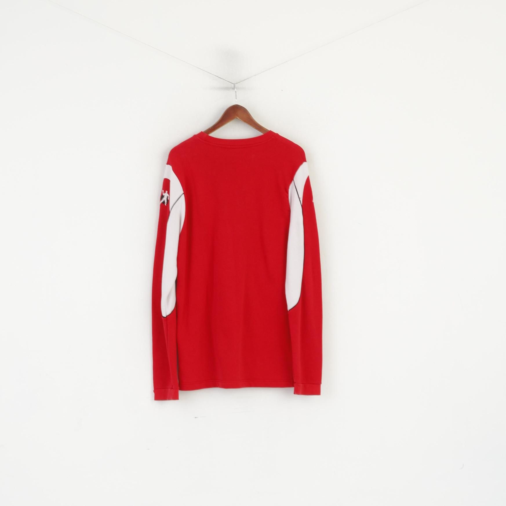 Vintage Kempa Men XL Sweatshirt Red Cotton Handball Top 0860 Size US XL / EU 56 / 4 - 7 Thumbnail