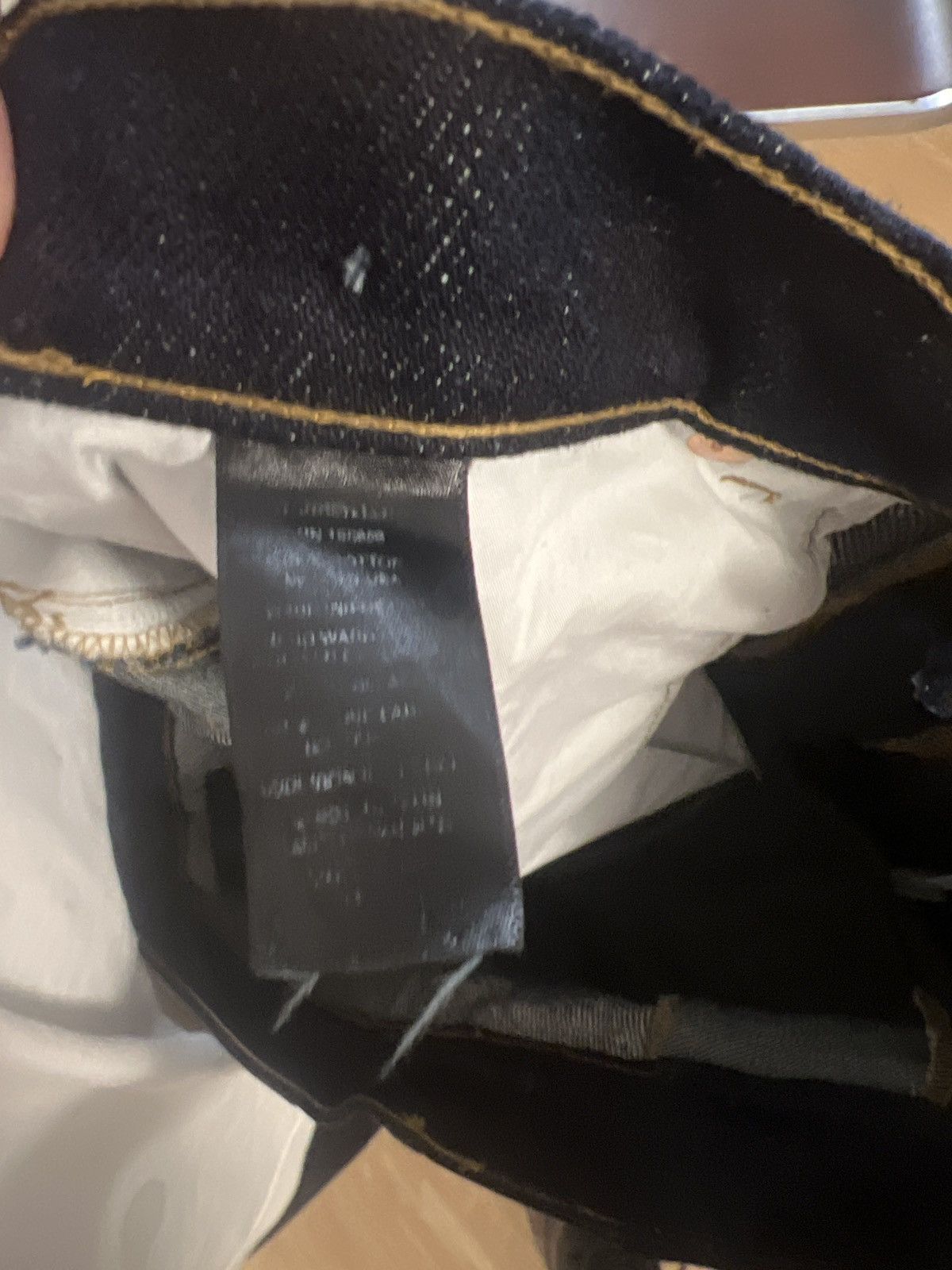 Warren Lotas W L RARE HAND PAINTED LA STORE EXCLUSIVE JAPAN INDIGO DENIM Size US 36 / EU 52 - 4 Thumbnail