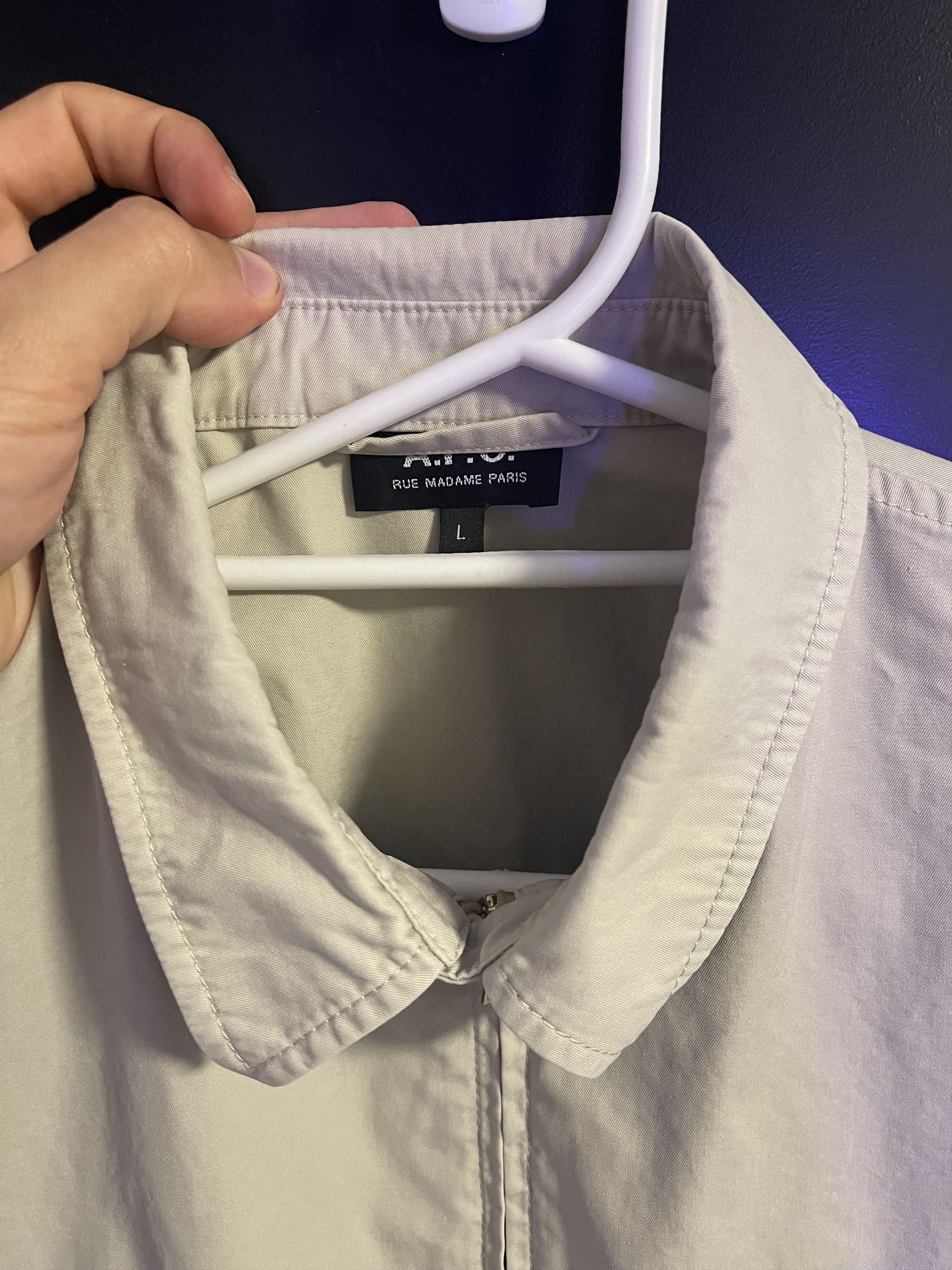A.P.C. Cotton Blouson Size US L / EU 52-54 / 3 - 6 Thumbnail