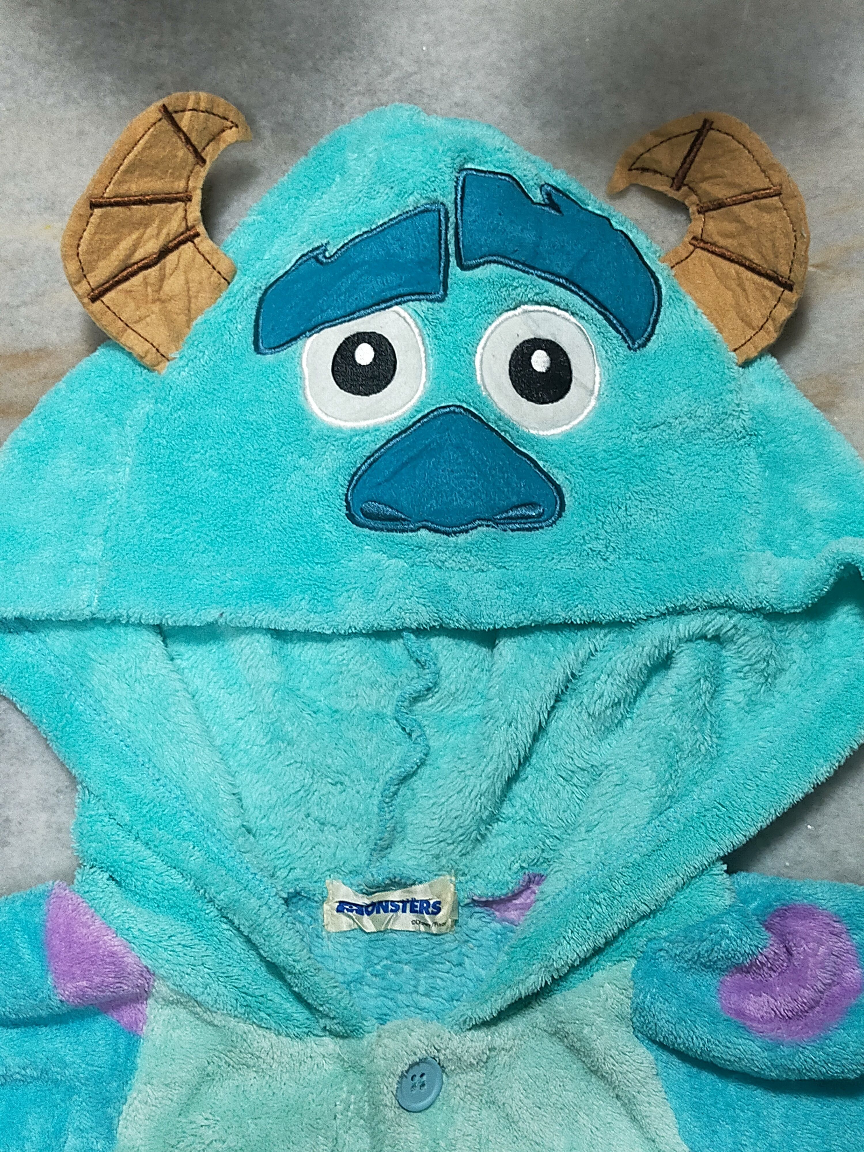 Disney MONSTER INC. DISNEY PIXAR SULLY HOODIE FLEECE Size US M / EU 48-50 / 2 - 3 Thumbnail