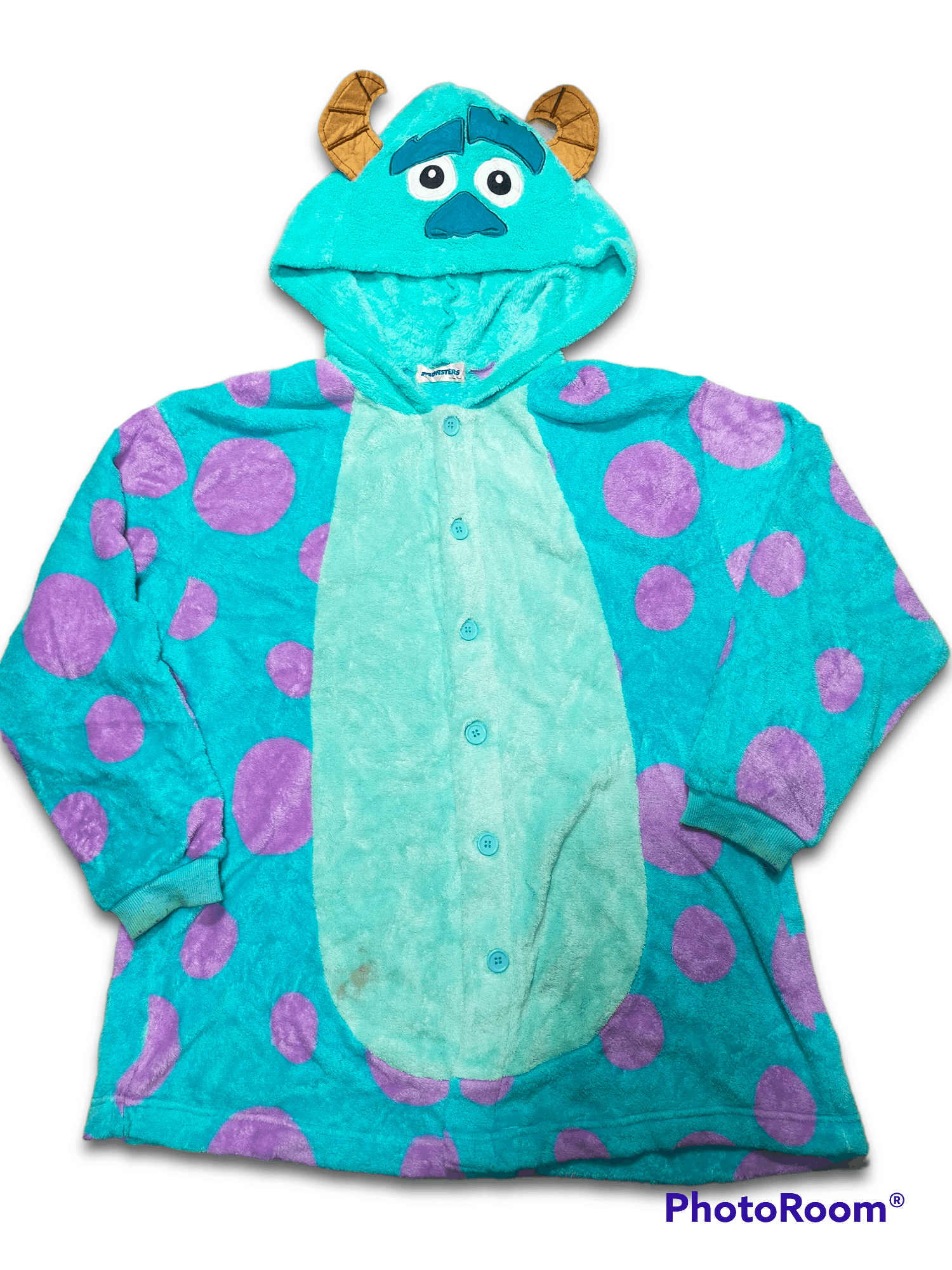 MONSTER INC. DISNEY PIXAR SULLY HOODIE FLEECE