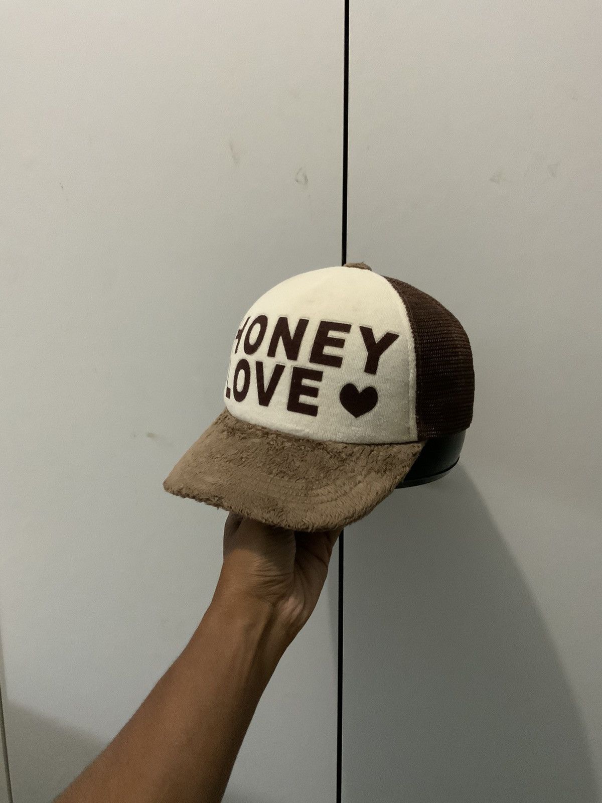 If Six Was Nine Honey Love Fur Brown Trucker Hat Size ONE SIZE - 1 Thumbnail