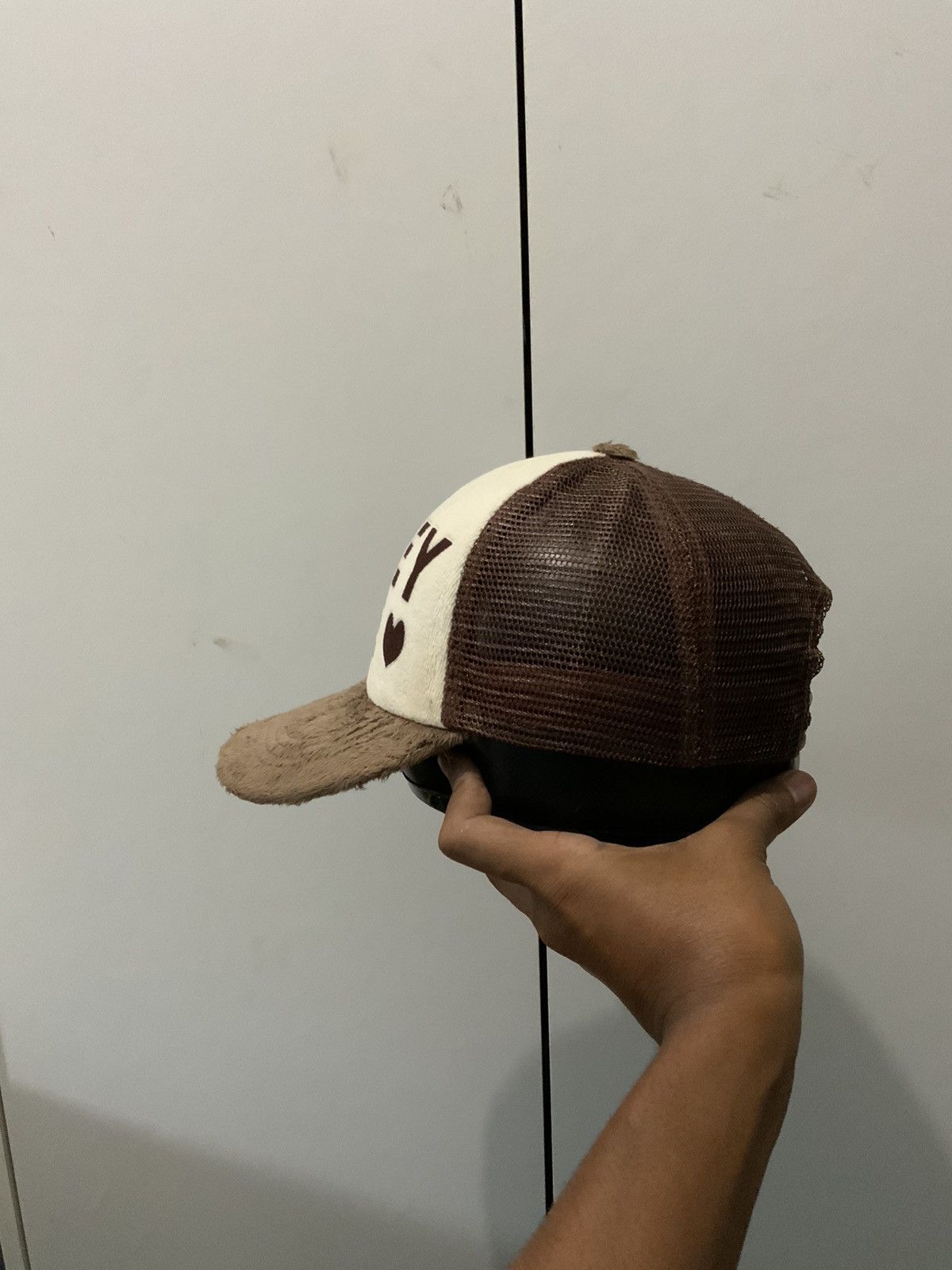 If Six Was Nine Honey Love Fur Brown Trucker Hat Size ONE SIZE - 5 Thumbnail