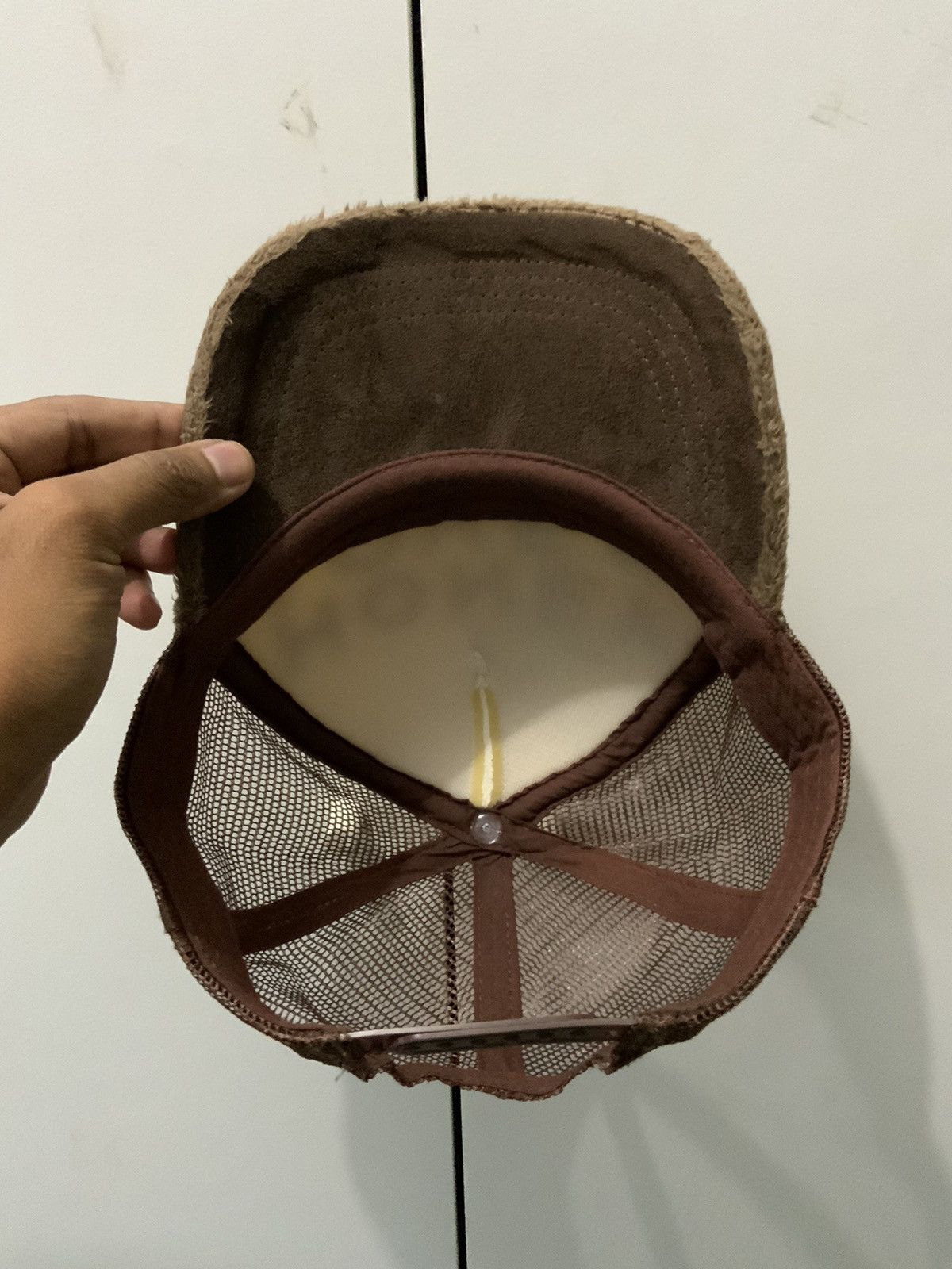 If Six Was Nine Honey Love Fur Brown Trucker Hat Size ONE SIZE - 8 Thumbnail
