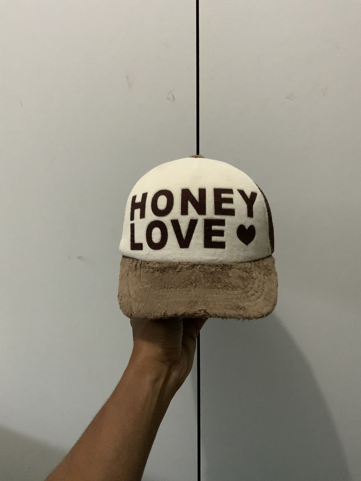 If Six Was Nine Honey Love Fur Brown Trucker Hat Size ONE SIZE - 2 Thumbnail