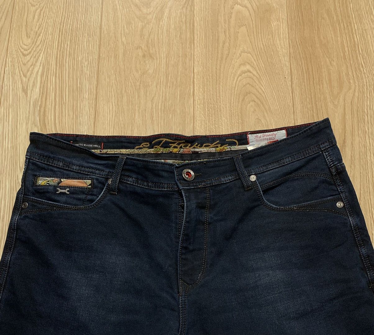 Ed Hardy Ed Hardy Skuller Jeans Denim Pants Size US 38 / EU 54 - 4 Thumbnail