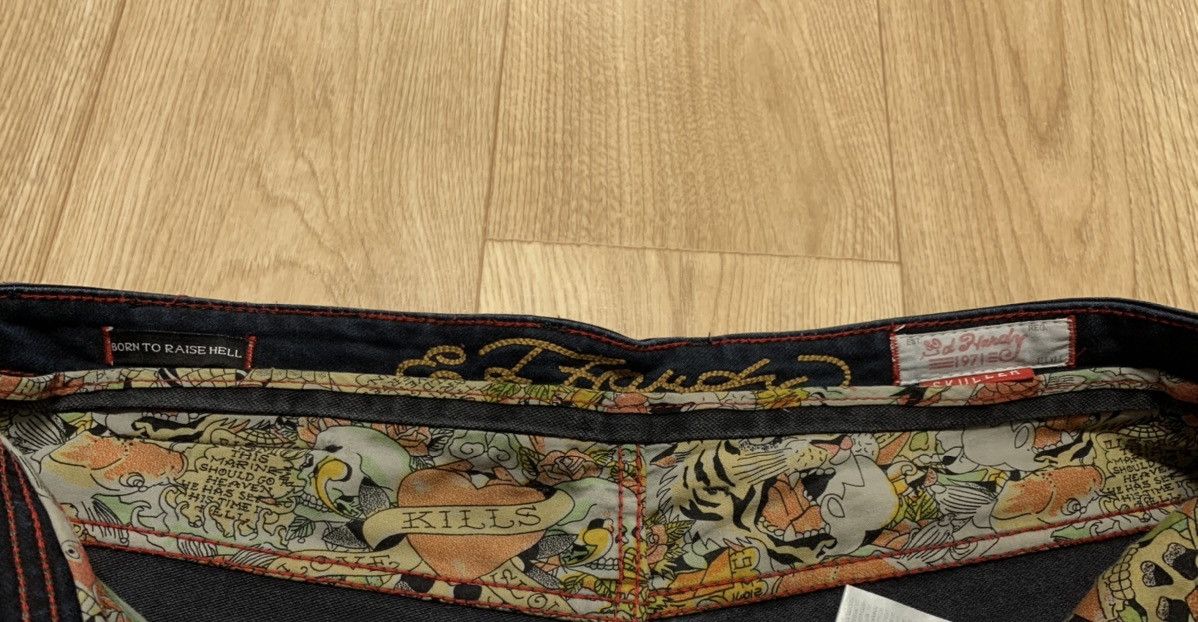 Ed Hardy Ed Hardy Skuller Jeans Denim Pants Size US 38 / EU 54 - 9 Thumbnail