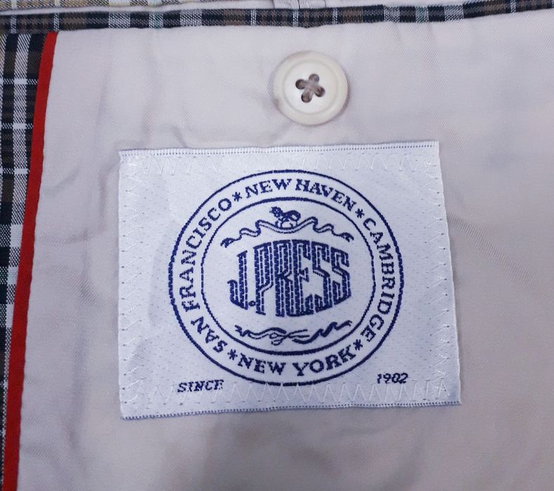 J. Press J PRESS TARTAN SPORT COAT BLAZER JACKET Grailed